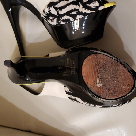 Shoes with platform and open toe - Picture 5 of 16